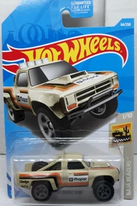 Diecast Hot Wheels '87 Dodge D100 Tan 64/250 Baja Blazers 1/10 Car Brand New - Picture 1 of 3