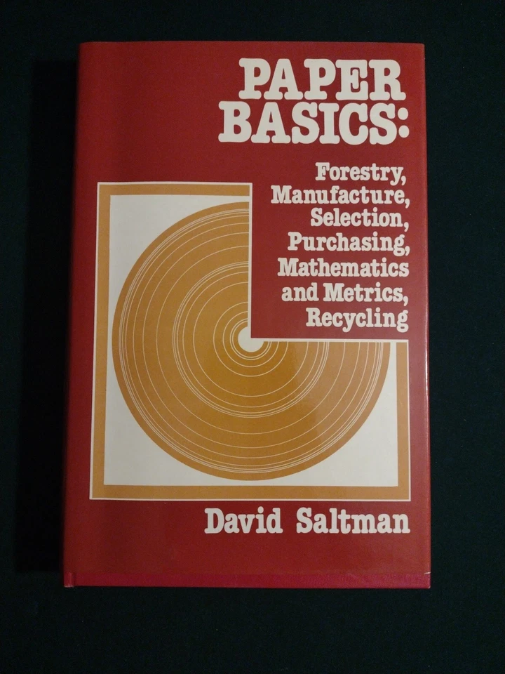 Paper Basics by David Saltman (Hardcover) signed & inscribed ISBN 0442251211 - Image 1 of 4