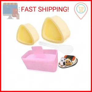 Onigiri Mold, 3 Pack Rice Mold Musubi Maker Kit, Musubi Press Mold, Classic Tria - Picture 1 of 2