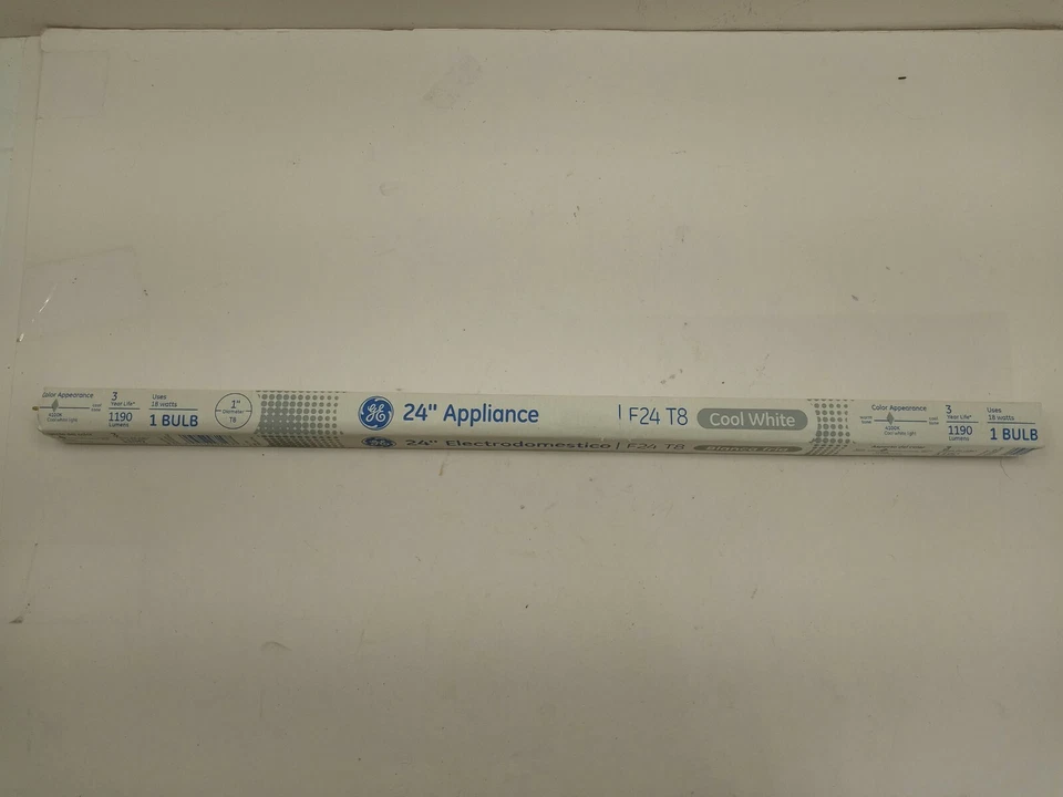 通用电气 24 英寸 Appliance F25 T8 冷白色 FLUORESCENT BULB 全新 — 第 1/4 张图片