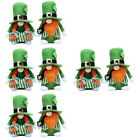  8 Pcs Home Gnome Doll St.Patrick's Day Office Male Household Baby