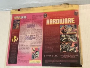 DC/MILESTONE HARDWARE #32 UNCUT PAGES FAN PAGE ORIGINAL ART 4-PLY CELL NEGATIVES - Picture 1 of 5