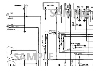 Jaguar XJ6 1982 Wiring Diagram, black/white pdf - Picture 1 of 1