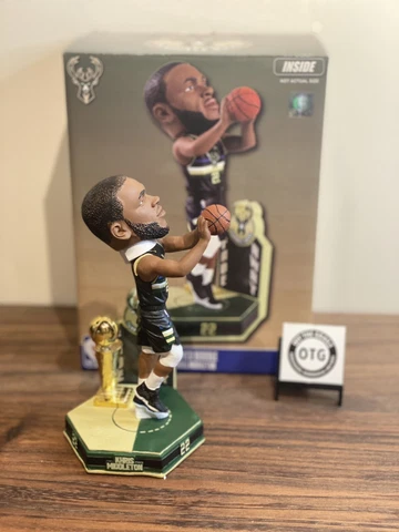 Khris Middleton Fade Away FoCo Bobblehead - Milwaukee Bucks (#/321) NBA Champs Cover