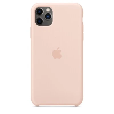 Apple Silicone Cover per Apple iPhone 11 Pro - ORIGINALE - Rosa Sabbia - Immagine 1 di 3