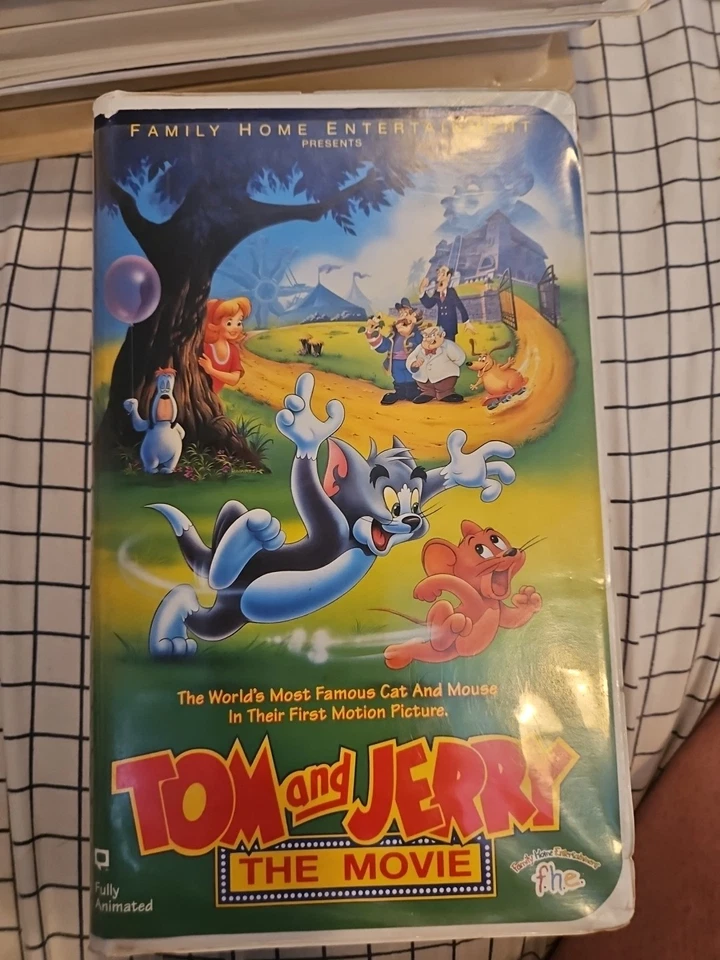 Tom & Jerry The Movie VHS Movie Clamshell Vintage - Image 1 of 1