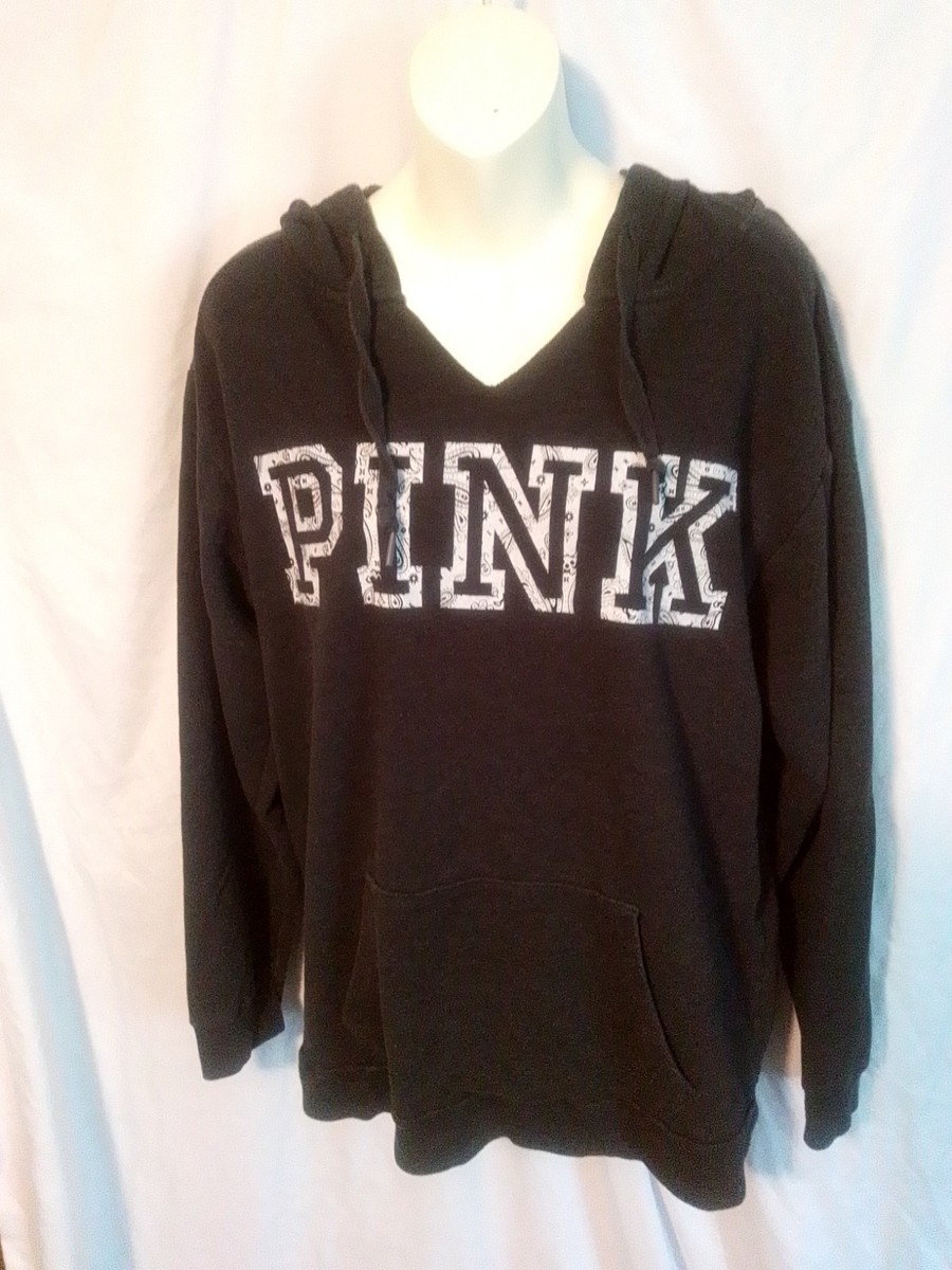 Victoria Secret Pink Black Hoodie for sale - eBay Victoria Secret Pink Black Hoodie for sale - eBay