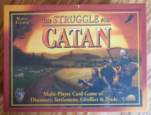 EUC  Mayfair Games  Klaus Teuber  "The Struggle for Catan" Card Game - Complete - Picture 1 of 6