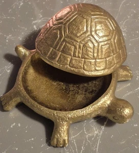 Schildkröte Schmuck Schale Schmuckkästchen mit Deckel 5" - Bild 1 von 5
