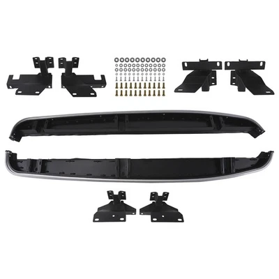 Par de peldaños laterales de aleación de aluminio para Land Rover Range Rover Sport 2006-13 negros Foto 1 de 4