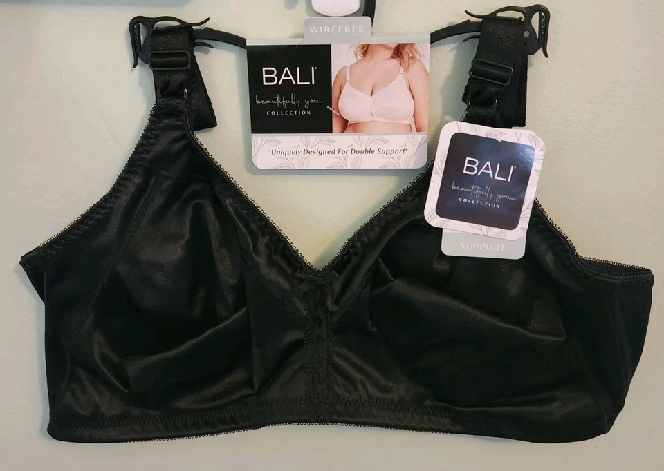 WOMEN'S SIZE 42D BALI BEAUTIFULLY YOU TAILORED WIRELESS BRA