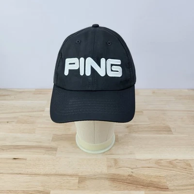 Ping Performance Golf Hat Cap Gray White Strapback Adjustable Lightweight - Image 1 of 4