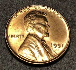 Centavo de trigo Lincoln 1951-P BU sin circular - Imagen 1 de 2