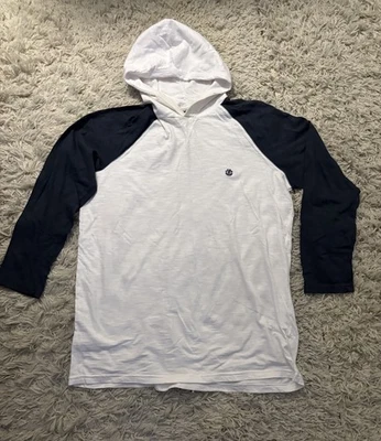 Sudadera con capucha raglán Element blanca y negra para hombre talla XXL Foto 1 de 4
