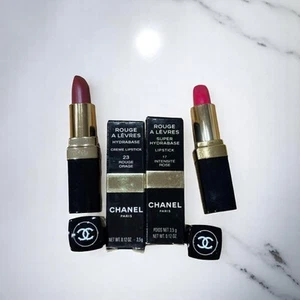 Chanel Rouge Allure Lipstick Set 23 Pink & 17 Orange Sealed - Picture 1 of 5
