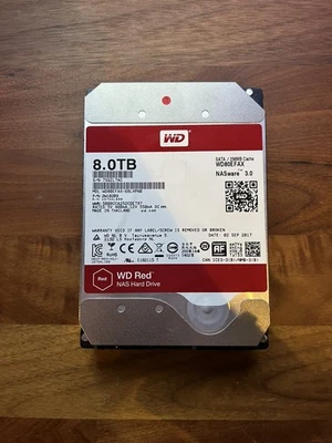 Western Digital WD Red 8TB NAS WD80EFAX SATA 3,5" Festplatte HDD - Bild 1 von 4
