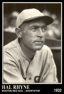 1991 The Sporting News Conlon Collection #195 Hal Rhyne Boston Red Sox - Image 1 of 2