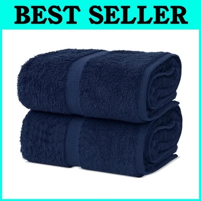 Toallas turcas de alta calidad 35x70 - azul marino, paquete de 2 Foto 1 de 4