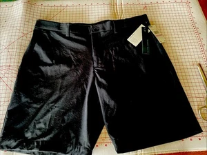 Men’s Perry Ellis Black Shorts Size 32 4 Way Stretch - Picture 1 of 5
