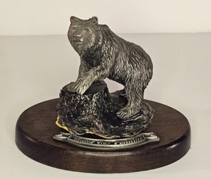 UNITED WAY PACESETTER BRONZE REGUTTI SIGNED GRIZZLEY BEAR FIGURINE 4" - Picture 1 of 4