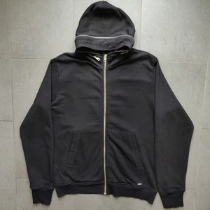 Y2K Diesel Black Heavyweight Zip Hood Hoodie Mens XL Opium Japanese Avant Garde - Picture 1 of 22