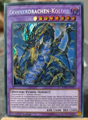 DONNERDRACHEN-KOLOSS - SOFU-DE037 - Secret Rare / 1. Auflage Near Mint - Bild 1 von 2