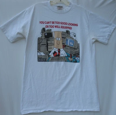 Vintage Oneita single stitch Dilbert print cotton T-shirt adult size medium - Image 1 of 2
