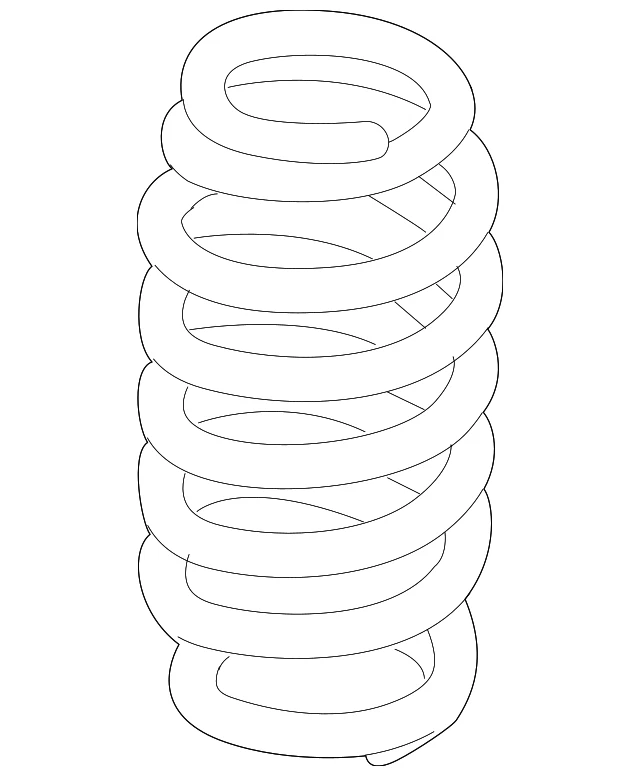 Muelle helicoidal original Volkswagen 1K0-511-115-BF Foto 1 de 3
