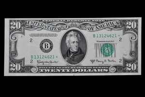 $20 1950E Star CU Federal Reserve Note B13124621* series E, twenty $, New York - Picture 1 of 6