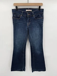 Pantalones de mezclilla para mujer J Brand Love Story Flare Bell Bottom 28 lavado oscuro hechos en EE. UU. - Imagen 1 de 8