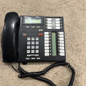 Nortel Networks T7316e anthrazitfarbenes Telefon - Bild 1 von 6