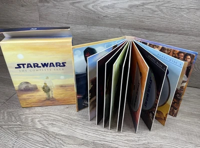 Star Wars: The Complete Saga (Blu-Ray, 9-Disc Set, 2011) & Book *ALL DISCS MINT! - Bild 1 von 4