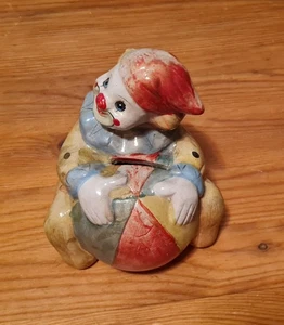 Spardose aus Keramik - Clownfigur - Bild 1 von 5