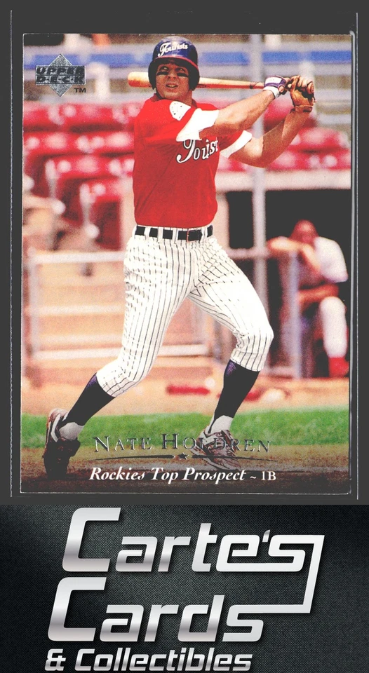 Nate Holdren 1995 Upper Deck Minor League #142 Asheville Tourists - Image 1 of 2