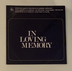 IN LOVING MEMORY Compilation SOUL MOTOWN 1969 UK 1st Press TML11124 NR MINT - Picture 1 of 5