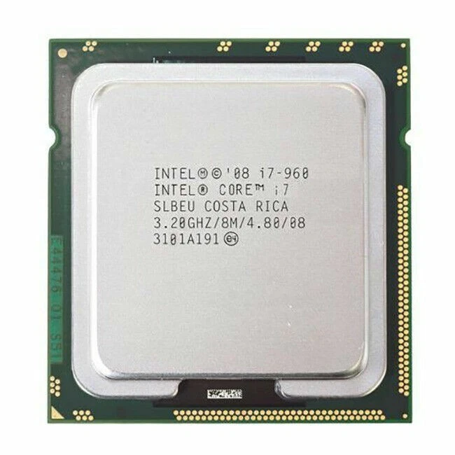 Intel Core i7-960 CPU Quad-Core 3.2 GHz 8 MB LGA 1366 SLBEU Processor - Image 1 of 1