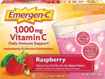 Emergen-C 1000mg Vitamina C Polvo, con Antioxidantes, Vitaminas B y Foto 1 de 4