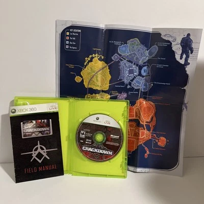 Crackdown (Xbox 360, 2007) Complete w/ Manual - Tested Working - Image 1 of 4