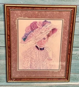 The Garden Party Home Interior Thru God's Grace Bettie Hebert Felder Framed Art - Picture 1 of 8