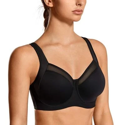 La Isla Femme Soutien Gorge de Sport Max Sport Armatures Dos Nageur Noir FR85... Foto 1 de 4