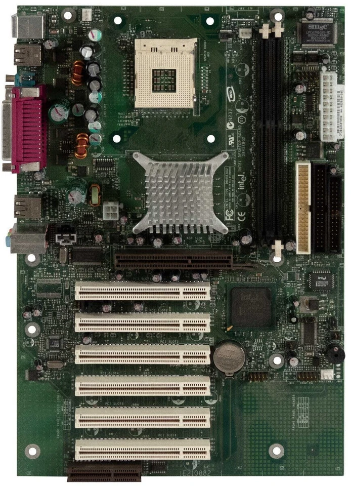 INTEL D845EBG2 A83975-207 MAINBOARD SOCKET 478 DDR ATX AGP 6xPCI 2xATA - Bild 1 von 1