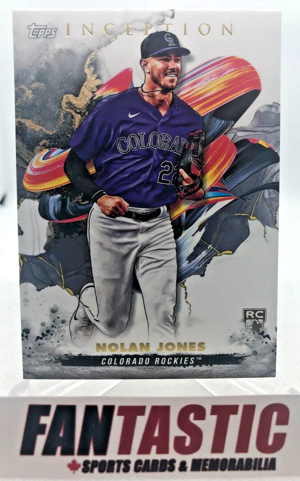 Nolan Jones RC 2023 Topps Inception #32 Colorado Rockies Rookie - Image 1 of 2