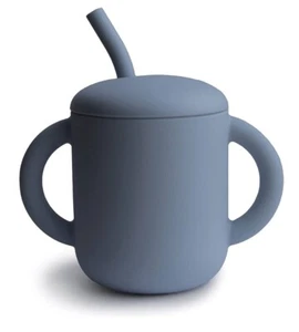 Mushie 100% Silicone Training Cup/Straw for Toddlers, 6 Months+, 6 fl oz - Picture 1 of 3