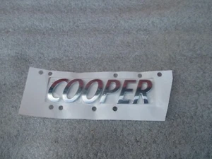 Mini Cooper R50 R52 R53 oem  Emblem Genuine nameplate cooper - Picture 1 of 5
