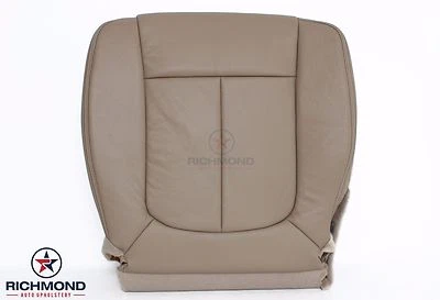 Ford F-150 Lariat 2010 - parte inferior del lado del conductor cubierta de asiento de cuero sin perforar tostado Foto 1 de 4