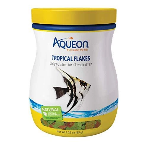 2x Aqueon Tropical Flakes Fish Food 2.29oz BLOWOUT