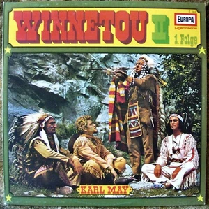 WINNETOU II Folge 1 soundtrack German vinyl lp NM/VG+ Karl May westerns - Picture 1 of 3