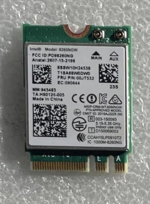 Lenovo ThinkPad X1 Carbon 4Gen WLAN WIFI Card 00JT532 - Bild 1 von 2