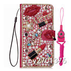 For Moto Tcl Nice Women Phone Cases Bling Leather Stand Wallet Protective Cover
