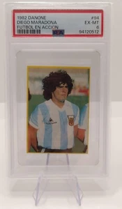 Diego Maradona #94 Liga 1982 Danone Futbol en Accion Psa 6 EX MT Argentina - Imagen 1 de 2